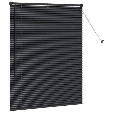 Persienner Svart 130 x 105 cm Aluminium