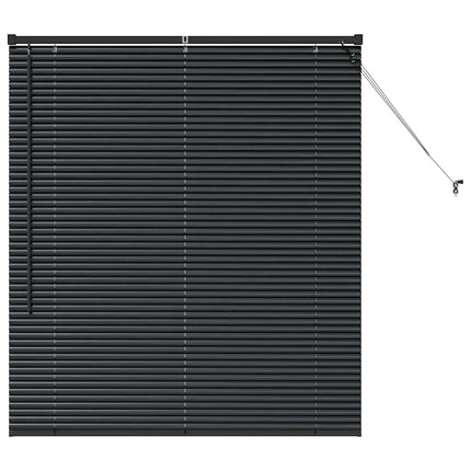 Persienner Svart 130 x 110 cm Aluminium