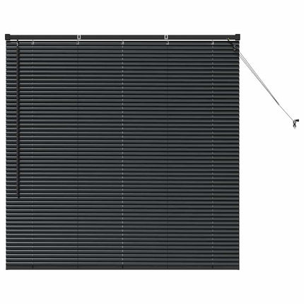 Persienner Svart 130 x 135 cm Aluminium