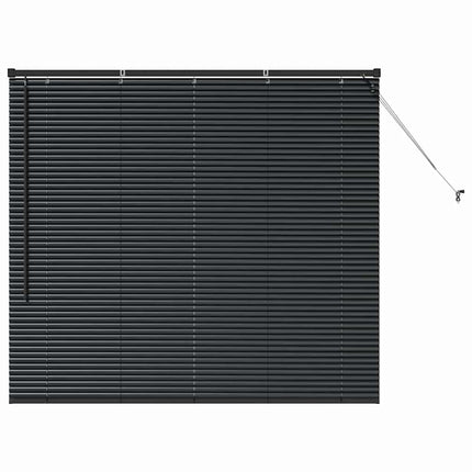 Persienner Svart 130 x 145 cm Aluminium