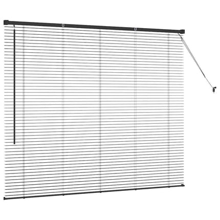 Persienner Svart 130 x 155 cm Aluminium