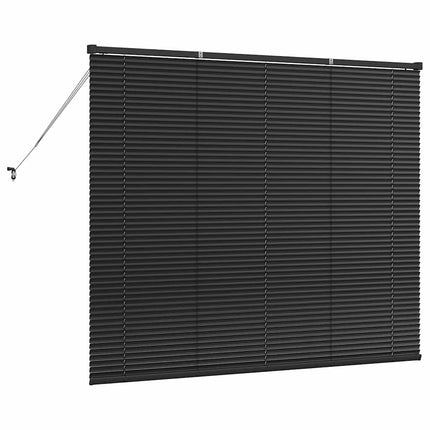 Persienner Svart 130 x 160 cm Aluminium