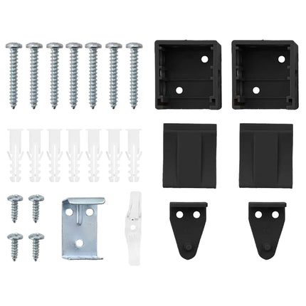 Persienner Svart 175 x 95 cm Aluminium
