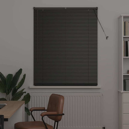 Persienner Svart 175 x 105 cm Aluminium