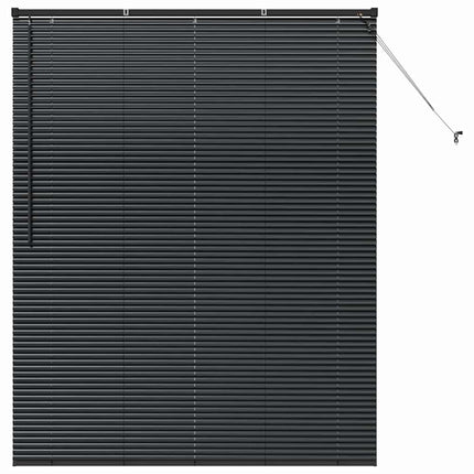 Persienner Svart 175 x 140 cm Aluminium
