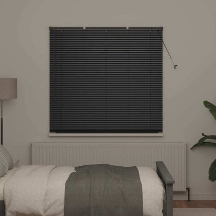 Persienner Svart 175 x 145 cm Aluminium