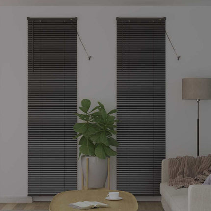 Persienner Svart 220 x 65 cm Aluminium