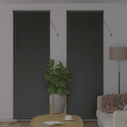 Persienner Svart 220 x 80 cm Aluminium
