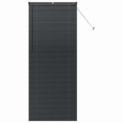 Persienner Svart 220 x 95 cm Aluminium