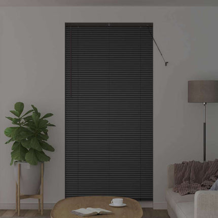Persienner Svart 220 x 100 cm Aluminium