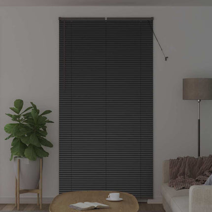 Persienner Svart 220 x 115 cm Aluminium