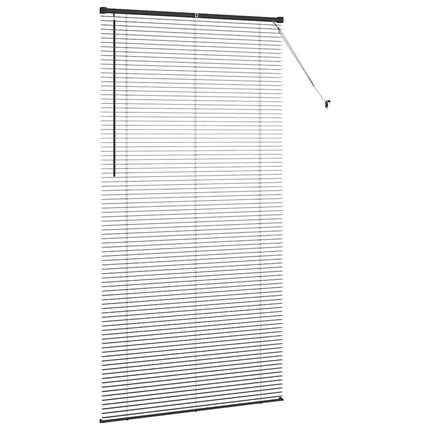 Persienner Svart 220 x 120 cm Aluminium