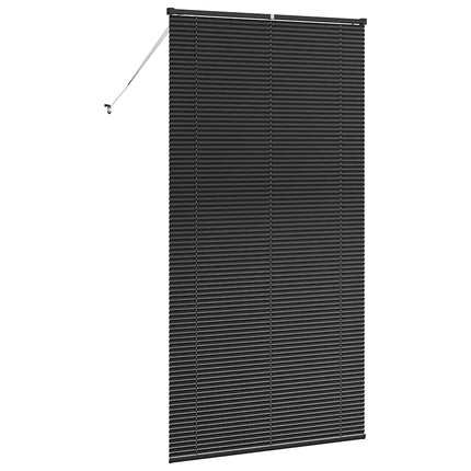 Persienner Svart 220 x 120 cm Aluminium