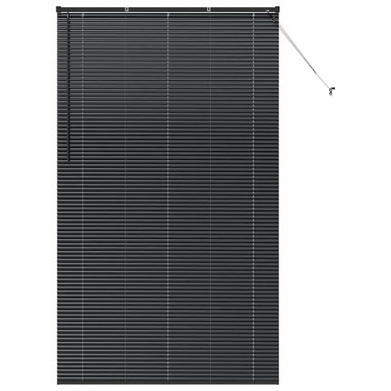 Persienner Svart 220 x 130 cm Aluminium