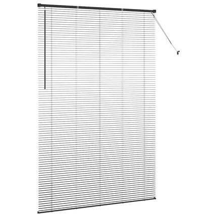 Persienner Svart 220 x 140 cm Aluminium
