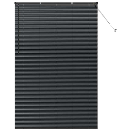 Persienner Svart 220 x 145 cm Aluminium