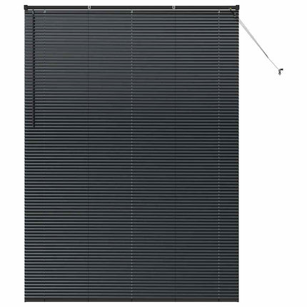 Persienner Svart 220 x 155 cm Aluminium
