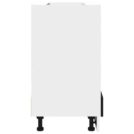 Hängande skåp Svart Ek 60 x 46 x 81,5 cm Konstruerat trä