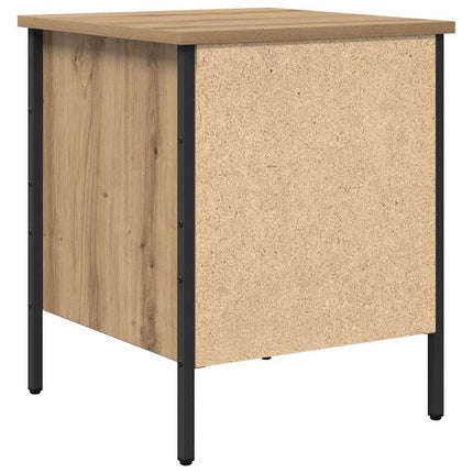 Sängbord artisan ek 40 x 42 x 50 cm Konstruktionsträ och metall