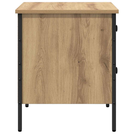 Sängbord artisan ek 40 x 42 x 50 cm Konstruktionsträ och metall