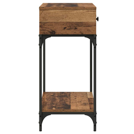 Konsolbord Gammalt trä 75 x 34,5 x 75 cm Konstruerat trä