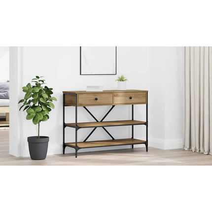 Konsolbord Brun 100 x 34,5 x 75 cm trä