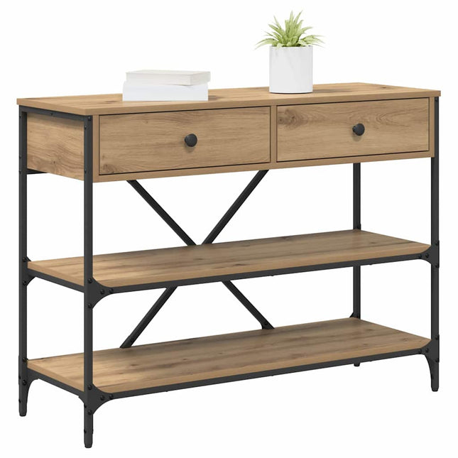 Konsolbord Brun 100 x 34,5 x 75 cm trä