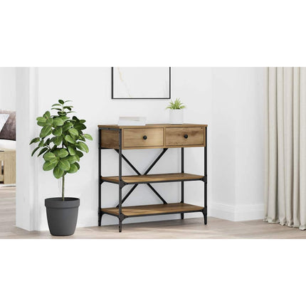 Konsolbord Brun 75 x 34,5 x 75 cm trä