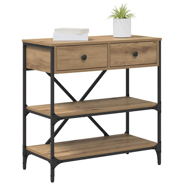 Konsolbord Brun 75 x 34,5 x 75 cm trä