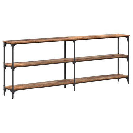 Konsolbord Gammalt trä 200 x 29 x 75 cm