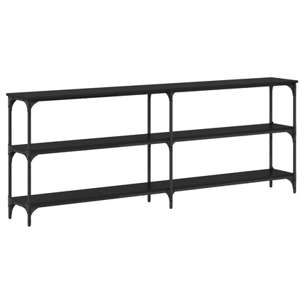 Konsolbord Svart ek 200 x 29 x 75 cm