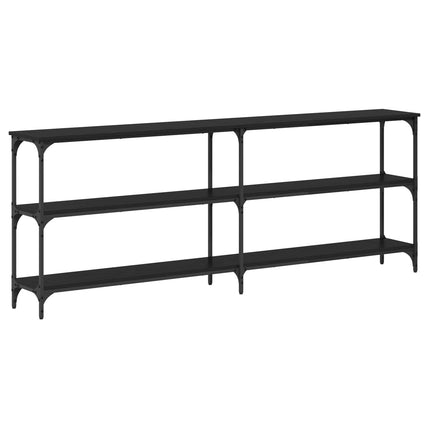 Konsolbord Svart ek 200 x 29 x 75 cm