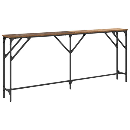 Konsolbord Gammalt trä 180 x 23 x 75 cm