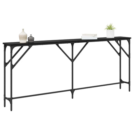 Konsolbord Svart ek 180 x 23 x 75 cm