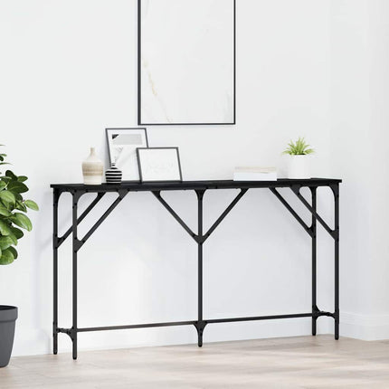 Konsolbord Svart ek 140 x 23 x 75 cm