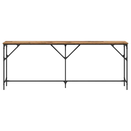 Konsolbord Gammalt trä 200 x 29 x 75 cm