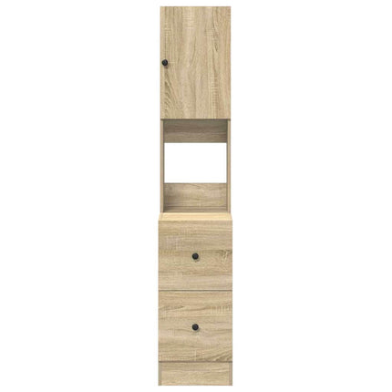 Köksskåp med låda Beige 35 x 50 x 180 cm Konstruerat trä