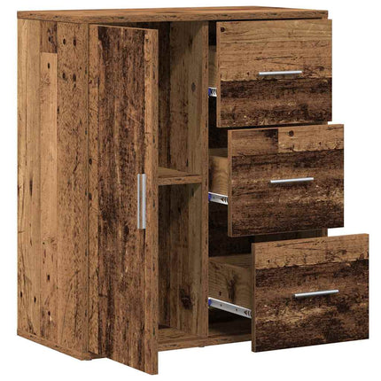 Sideboard Gammalt trä 60 x 31 x 70 cm Konstruerat trä