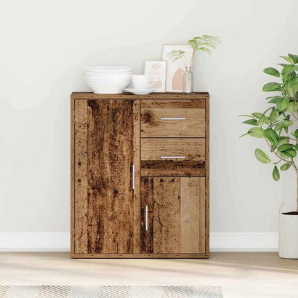 Sideboard Gammalt trä 60 x 31 x 70 cm Konstruerat trä