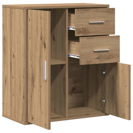 Sideboard med låda Artisan Ek 60 x 31 x 70 cm Konstruerat trä
