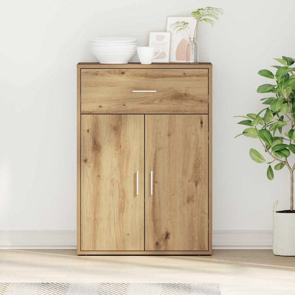 Sideboard med låda Artisan Ek 60 x 30 x 84 cm Konstruerat trä