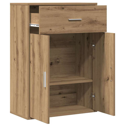Sideboard med låda Artisan Ek 60 x 30 x 84 cm Konstruerat trä