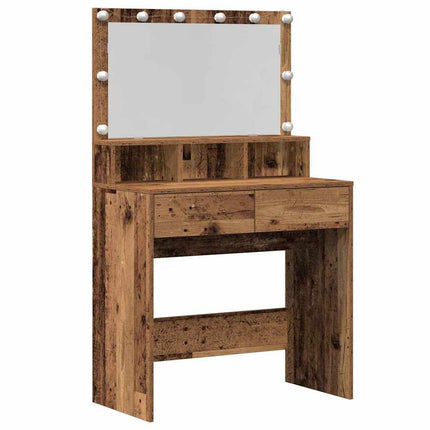 Smyckebord Gammalt trä 80 x 41 x 134,5 cm Konstruerat trä