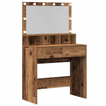 Smyckebord Gammalt trä 80 x 41 x 134,5 cm Konstruerat trä