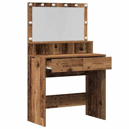 Smyckebord Gammalt trä 80 x 41 x 134,5 cm Konstruerat trä