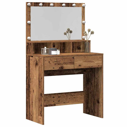Smyckebord Gammalt trä 80 x 41 x 134,5 cm Konstruerat trä