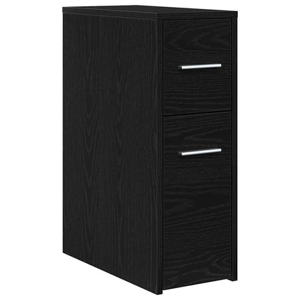 Badrumsmöbelset Svart Ek 22 x 44 x 61,5 cm Konstruerat trä