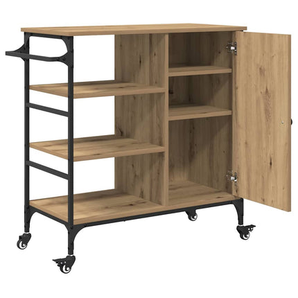 Köksvagn Artisan Ek 87.5 x 39 x 84.5 cm Konstruerat trä