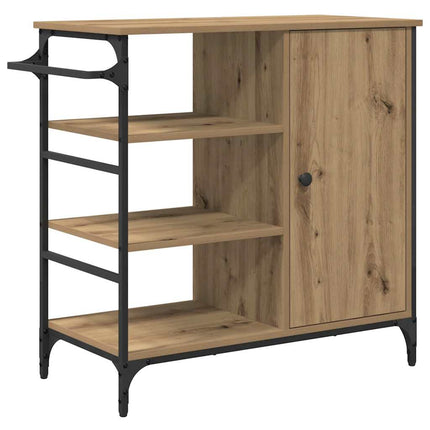 Köksvagn Artisan Ek 87.5 x 39 x 84.5 cm Konstruerat trä