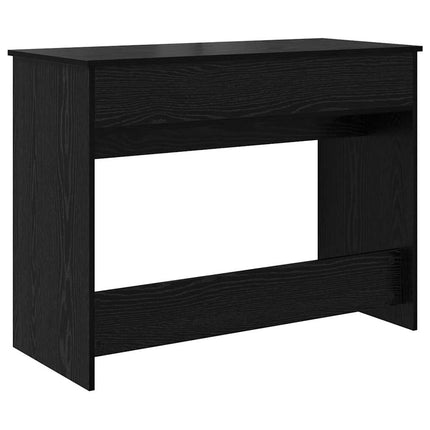 Kosmetiktabell med låda med lagring Svart Ek 100 x 45 x 76 cm